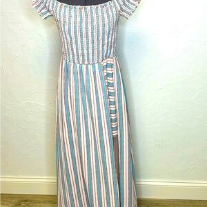 J for Justify Striped Jumper Skort